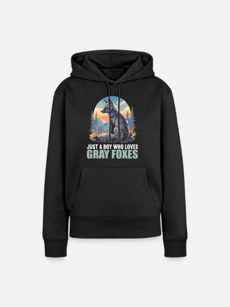 Graufüchse Graufuchs - Frauen Premium Bio Hoodie - Schwarz