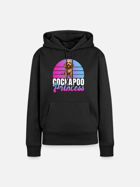 Cockapoo Gifts - Frauen Premium Bio Hoodie - Schwarz