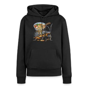 Pill Bug Owner Entomology Lover Isopod Rollie Poll - Frauen Premium Bio Hoodie - Schwarz - Vorne - Julia (174cm)