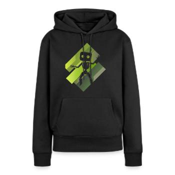 Roboter Cyborg Technologie - Frauen Premium Bio Hoodie - Schwarz - Vorne - Julia (174cm)