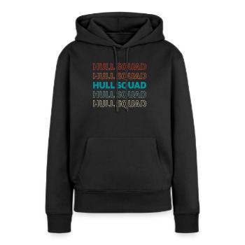 Brauer Kader - Frauen Premium Bio Hoodie - Schwarz - Vorne - Julia (174cm)