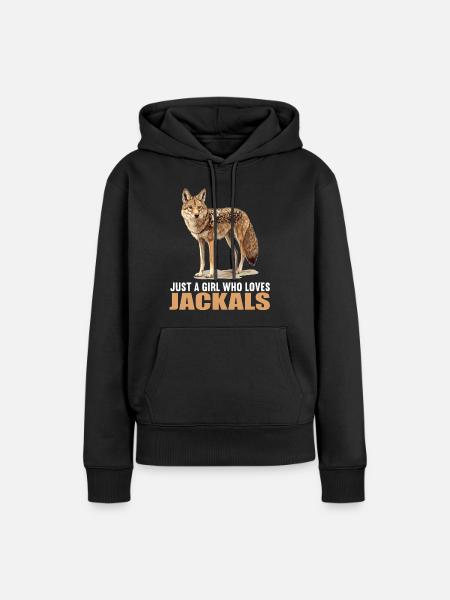 Schakale Schakal - Frauen Premium Bio Hoodie - Schwarz