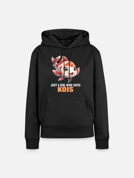 Kois Koi Karpfen - Frauen Premium Bio Hoodie - Schwarz
