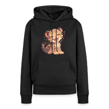 Jaguars Jaguar - Sweat à capuche Premium bio Femme - noir - Devant - Julia (174cm)