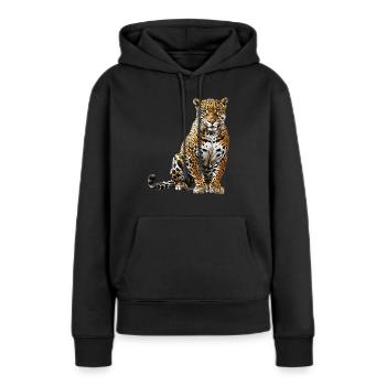 Jaguars Jaguar - Sweat à capuche Premium bio Femme - noir - Devant - Julia (174cm)