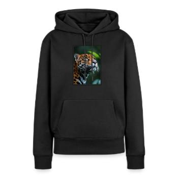 Jaguars Jaguar - Sweat à capuche Premium bio Femme - noir - Devant - Julia (174cm)