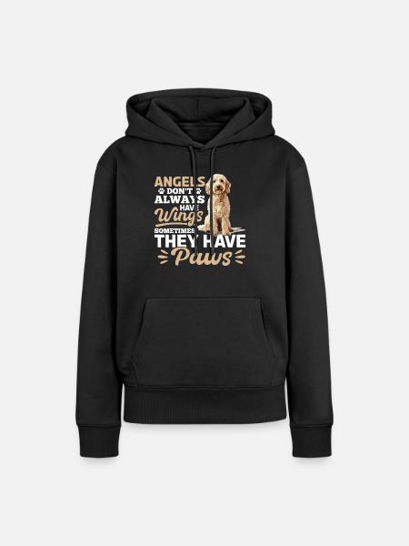Goldendoodle Dog Owner - Frauen Premium Bio Hoodie - Schwarz