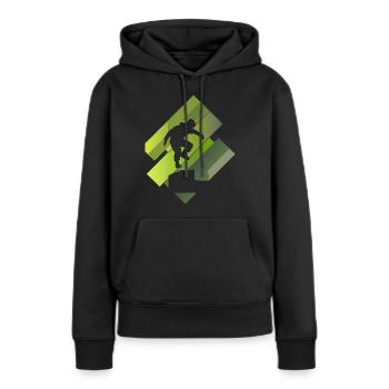 Parkour Akrobatik Stuntman - Frauen Premium Bio Hoodie - Schwarz - Vorne - Julia (174cm)