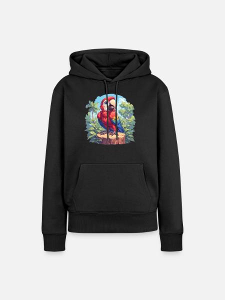 Aras Ara - Frauen Premium Bio Hoodie - Schwarz