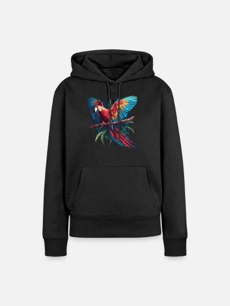 Aras Ara - Frauen Premium Bio Hoodie - Schwarz