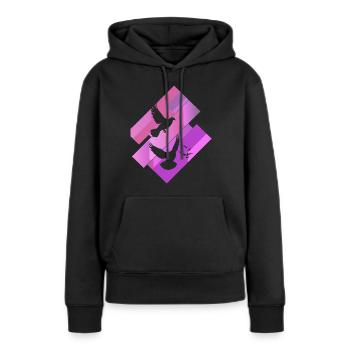 Dove of Peace Turtle Doves Dove Dung - Women’s Premium Organic Hoodie - black - Front - Julia (174cm)
