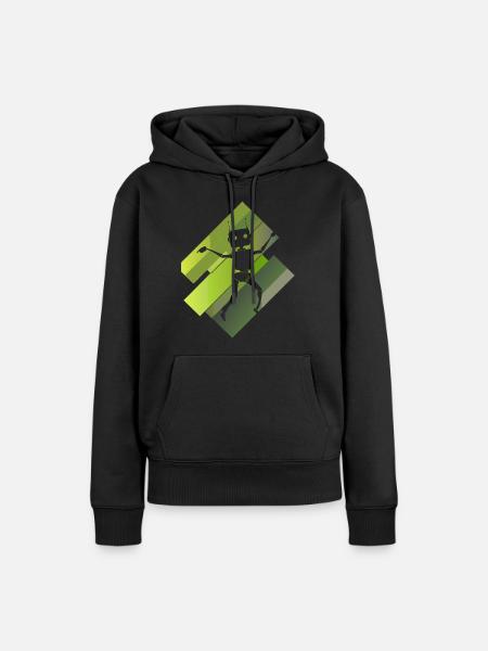 Robotik Informatik Tech - Frauen Premium Bio Hoodie - Schwarz