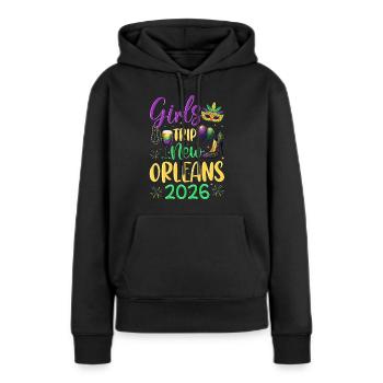 Voyage entre filles à la Nouvelle-Orléans 2026 (Garantie du prix le plus bas) - Sweat à capuche Premium bio Femme - noir - Devant - Julia (174cm)