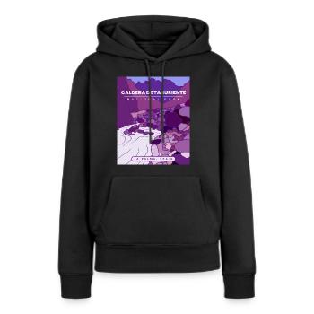 Parc national de la Caldera de Taburiente - La Palma - Sweat à capuche Premium bio Femme - noir - Devant - Julia (174cm)