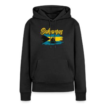 Bahamas Karibik Insel Atlantik Sommer Geschenk - Frauen Premium Bio Hoodie - Schwarz - Vorne - Julia (174cm)