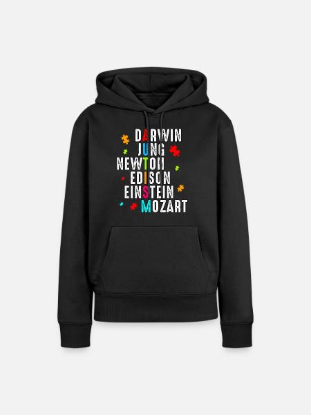 Autisme - Vrouwen Premium Bio hoodie - zwart