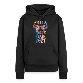 Malle Girls Tour 2027 - Frauen Premium Bio Hoodie - Schwarz - Vorne - Julia (174cm)
