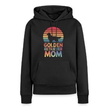 Golden Retriever Spruch Golden Retriever Geschenk - Frauen Premium Bio Hoodie - Schwarz - Vorne - Julia (174cm)