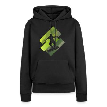 Wakeboarding Wakeboard - Women’s Premium Organic Hoodie - black - Front - Julia (174cm)