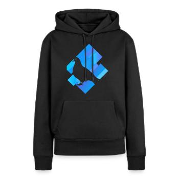 Tauben Turteltauben Taubenei - Frauen Premium Bio Hoodie - Schwarz - Vorne - Julia (174cm)