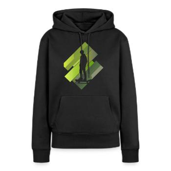 Skating Boarder Skate - Women’s Premium Organic Hoodie - black - Front - Julia (174cm)