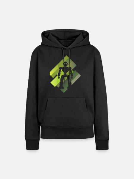 Robotik Robotics Scifi - Frauen Premium Bio Hoodie - Schwarz
