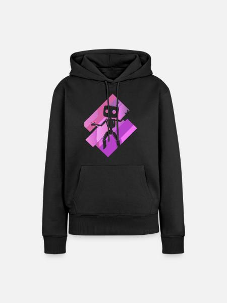 Robotik Technologie Informatik - Frauen Premium Bio Hoodie - Schwarz