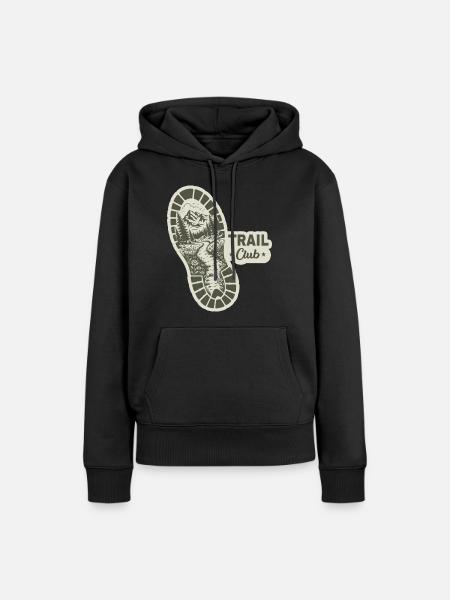 Dad Ultra Trail Runner - Frauen Premium Bio Hoodie - Schwarz