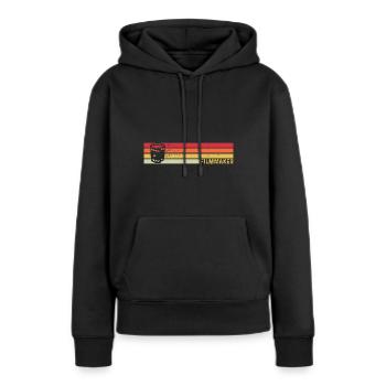 Video Editor Filmemacher Videofilmer - Frauen Premium Bio Hoodie - Schwarz - Vorne - Julia (174cm)
