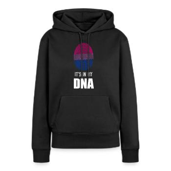 Bisexuell Bisexual Bisexuell Geschenk - Frauen Premium Bio Hoodie - Schwarz - Vorne - Julia (174cm)