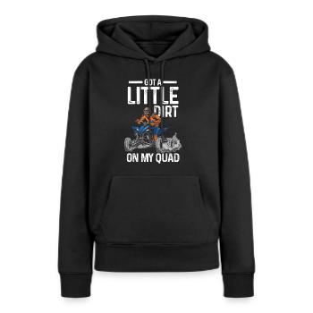 Quad-Radtour Quad Quad Geschenk - Frauen Premium Bio Hoodie - Schwarz - Vorne - Julia (174cm)