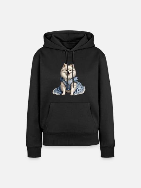 Noble dog - Premium luomulaatuinen naisten huppari - musta