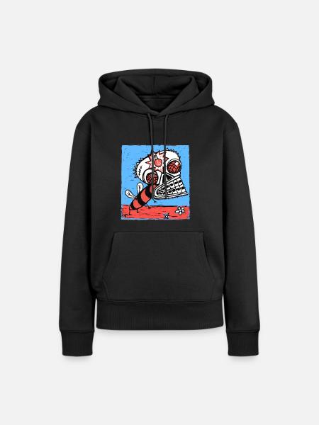 Insekt - Frauen Premium Bio Hoodie - Schwarz