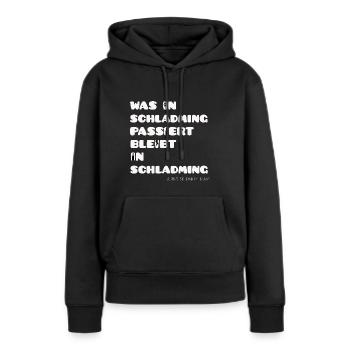 Apres Ski Winter Urlaub Party Geschenk Schladming - Frauen Premium Bio Hoodie - Schwarz - Vorne - Julia (174cm)