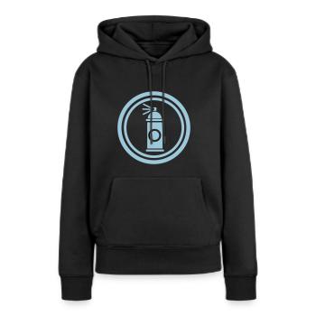 Graffiti Life Spraydose - Frauen Premium Bio Hoodie - Schwarz - Vorne - Julia (174cm)