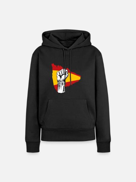 espana 1 - Frauen Premium Bio Hoodie - Schwarz