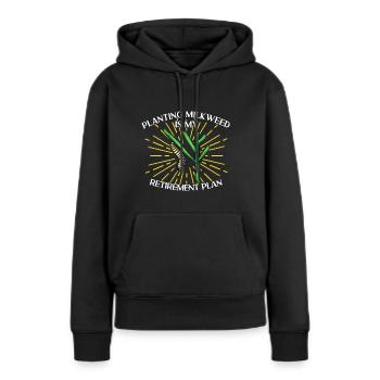 Monarque papillon monarque américain papillon monarque - Sweat à capuche Premium bio Femme - noir - Devant - Julia (174cm)