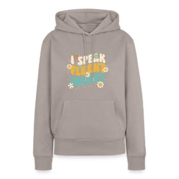 Kindergarten Teacher Daycare Center Educator - Women’s Premium Organic Hoodie - taupe - Front - Julia (174cm)