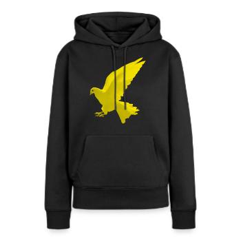 autocollant pour voiture pour la roue arrière - Sweat à capuche Premium bio Femme - noir - Devant - Julia (174cm)