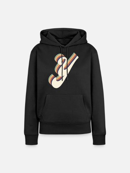Ypsilon - Frauen Premium Bio Hoodie - Schwarz