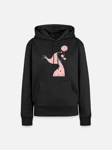 Unwirkliche Kreatur - Frauen Premium Bio Hoodie - Schwarz