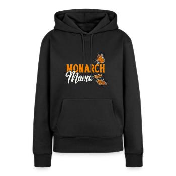 Monarque papillon monarque américain papillon monarque - Sweat à capuche Premium bio Femme - noir - Devant - Julia (174cm)