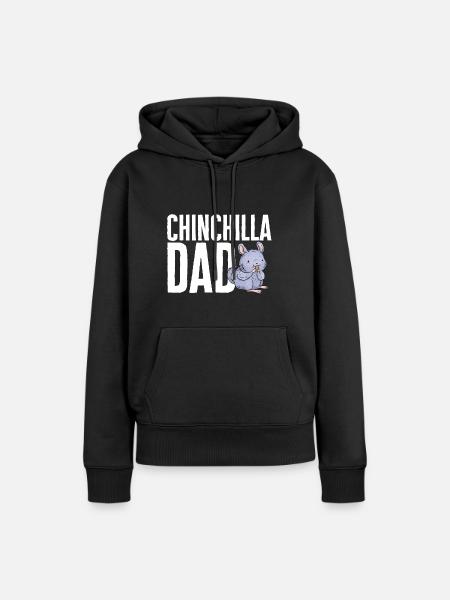 Chinchilla - Frauen Premium Bio Hoodie - Schwarz