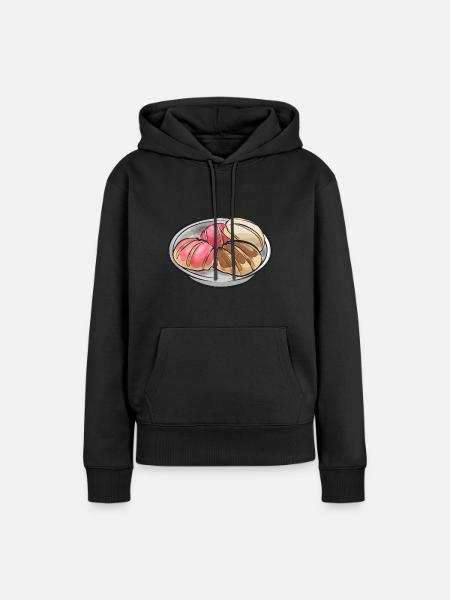 Concha Hispanic Mexikanisch Pan Dulce - Frauen Premium Bio Hoodie - Schwarz