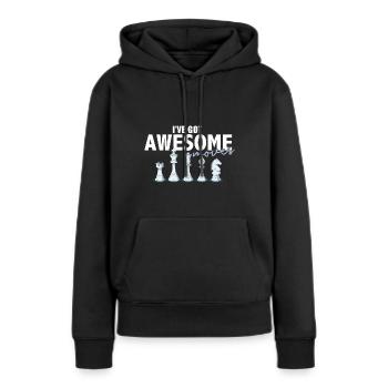 I've Got Some Awesome Moves Chess Player Gift - Frauen Premium Bio Hoodie - Schwarz - Vorne - Julia (174cm)