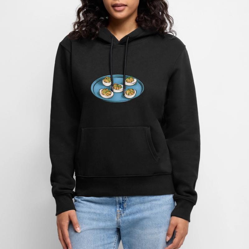 Stuffed Eggs Deviled Eggs Women’s Premium Organic Hoodie