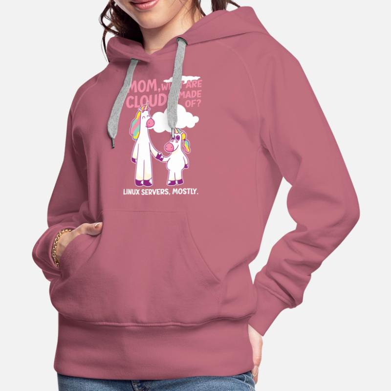 Cloud Computing Informatik Tech Frauen Premium Bio Hoodie