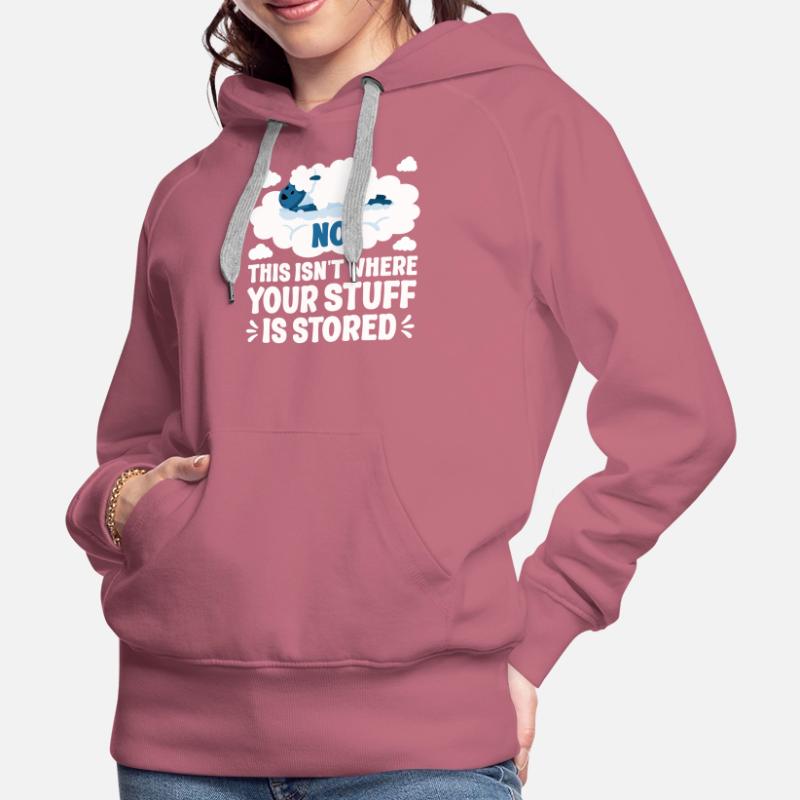 Cloud Computing Informatik Computer Programmierer Frauen Premium Bio Hoodie