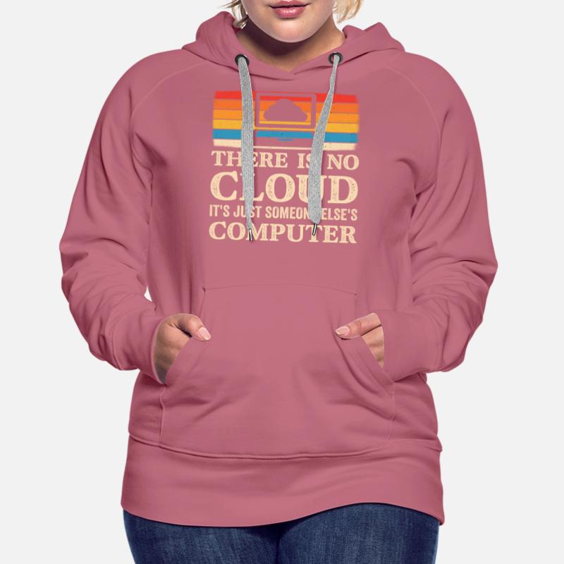 Informatik Spruch Cloud Computing Programierer Frauen Premium Bio Hoodie