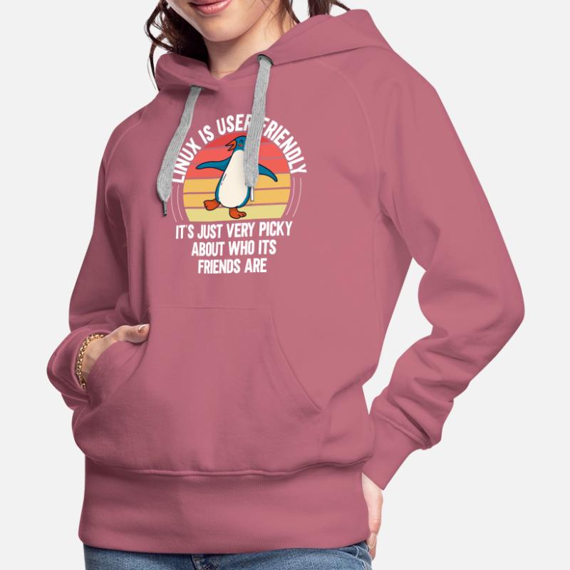 Linux Programmierung Cloud Computing Frauen Premium Bio Hoodie